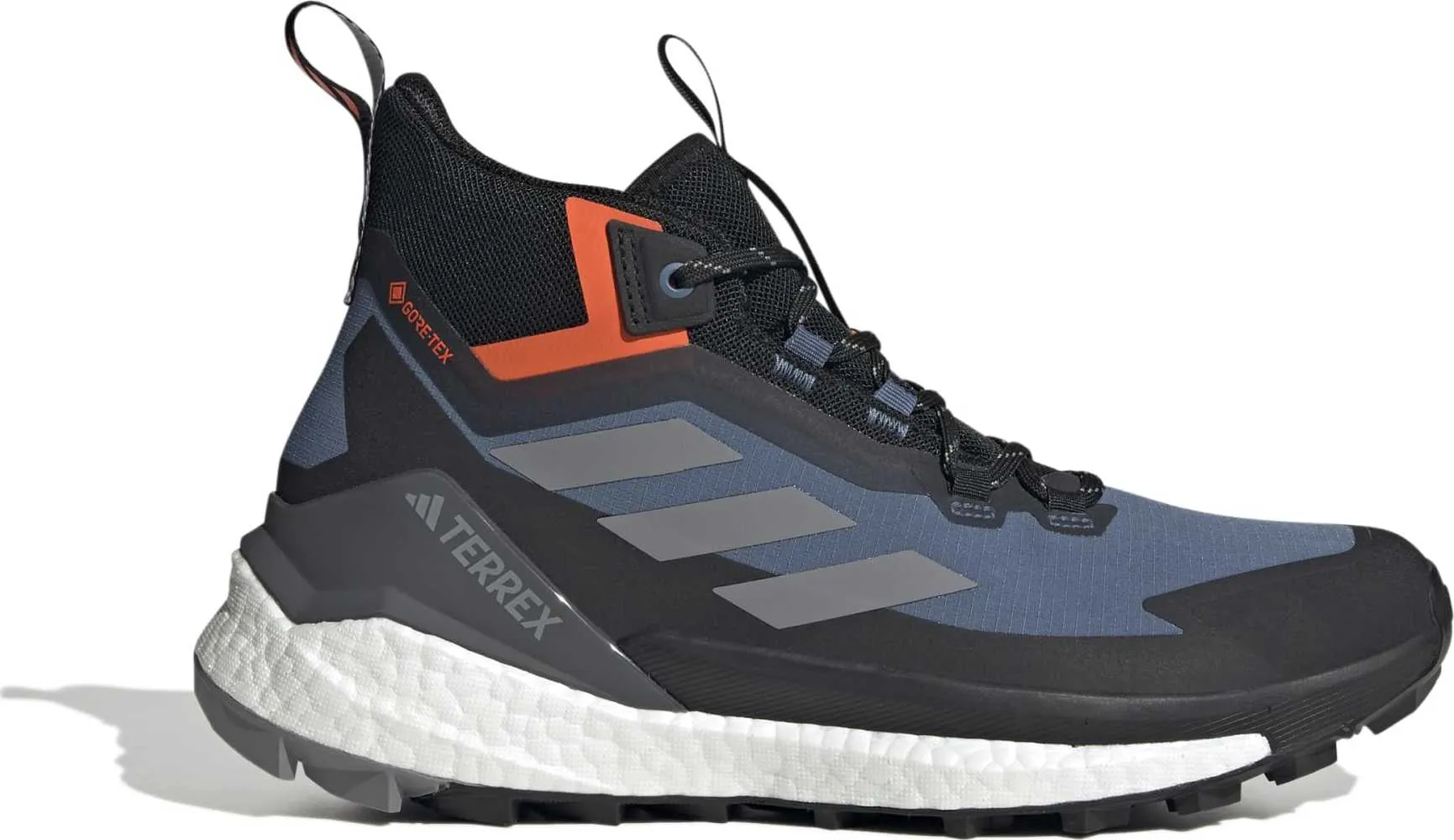 Adidas Men&#x27;s Terrex Free Hiker GORE-TEX Hiking Shoes 2.0 Wonder Steel/Grey Three/Impact Orange | Buy Adidas Men&#x27;s Terrex Free Hiker GORE-TEX Hiking Shoes 2.0 Wonder Steel/Grey Three/Impact Orange here | Outnorth