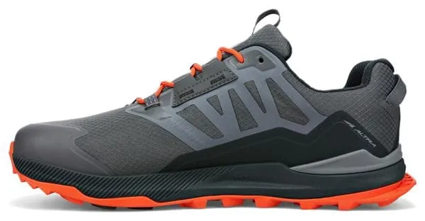 Altra Lone Peak Low All Weather 2 Grey Orange Hiking Shoes