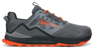 Altra Lone Peak Low All Weather 2 Grey Orange Hiking Shoes