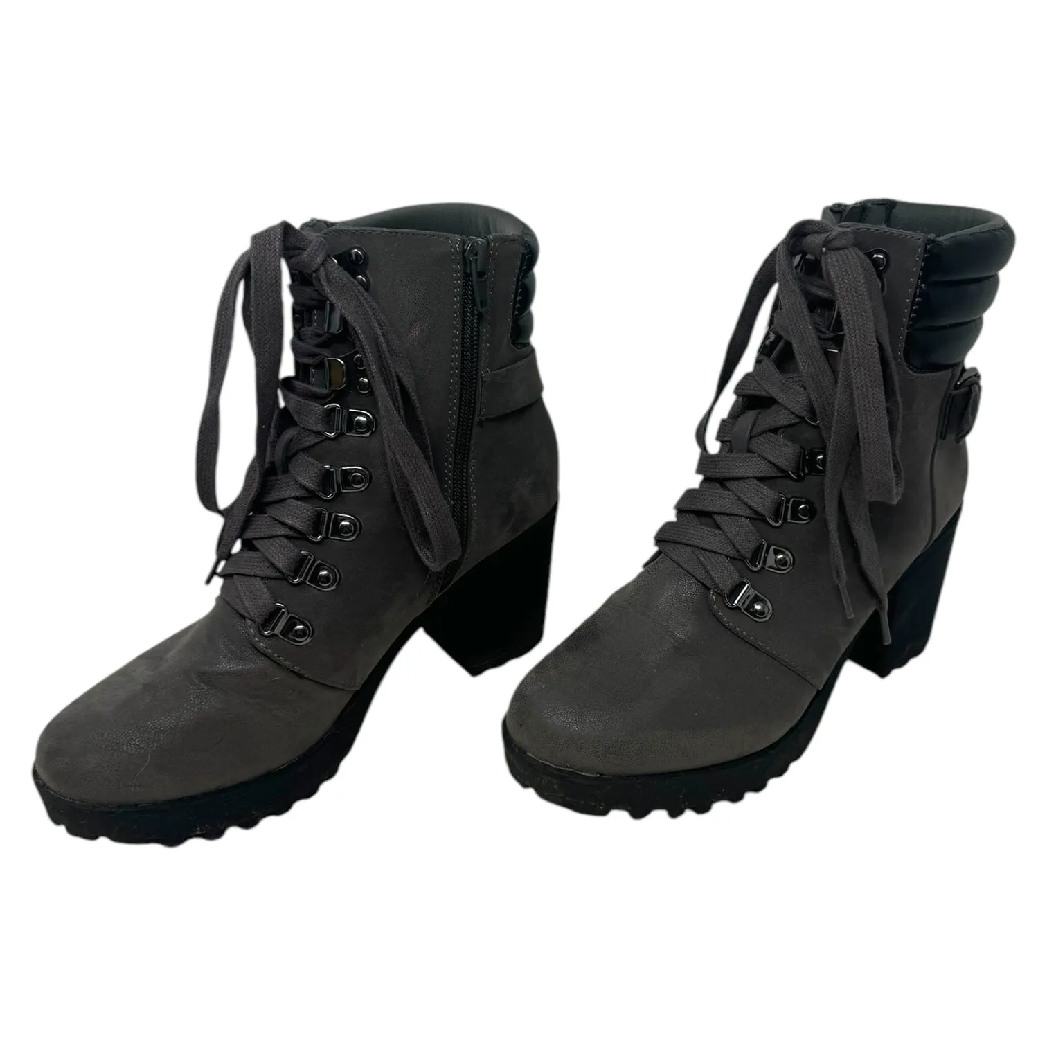 Annamaria Combat Boots By Mia In Grey, Size: 8