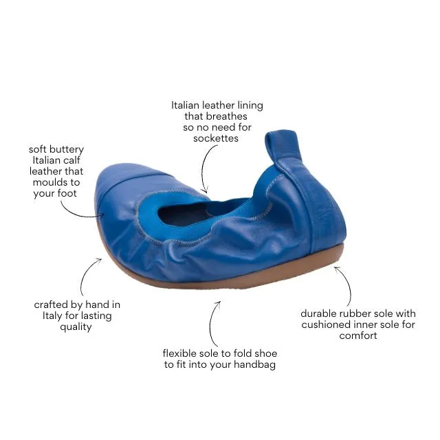 Azura - Cobalt Blue Ballet Flat