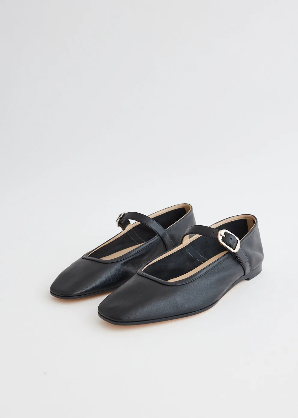 Ballet Mary Jane Leather Flats