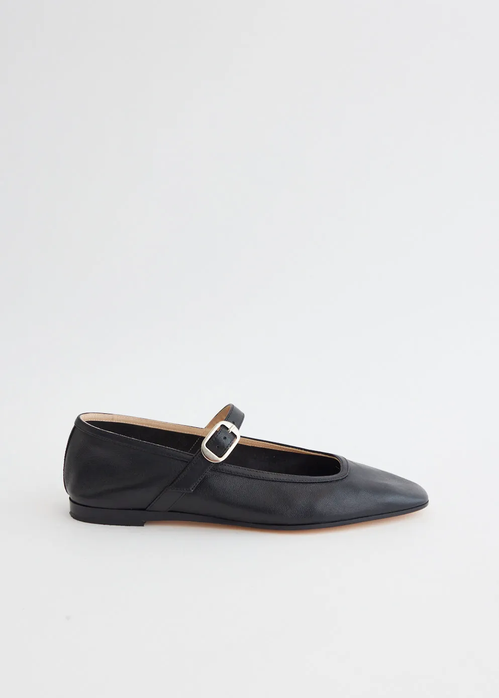 Ballet Mary Jane Leather Flats