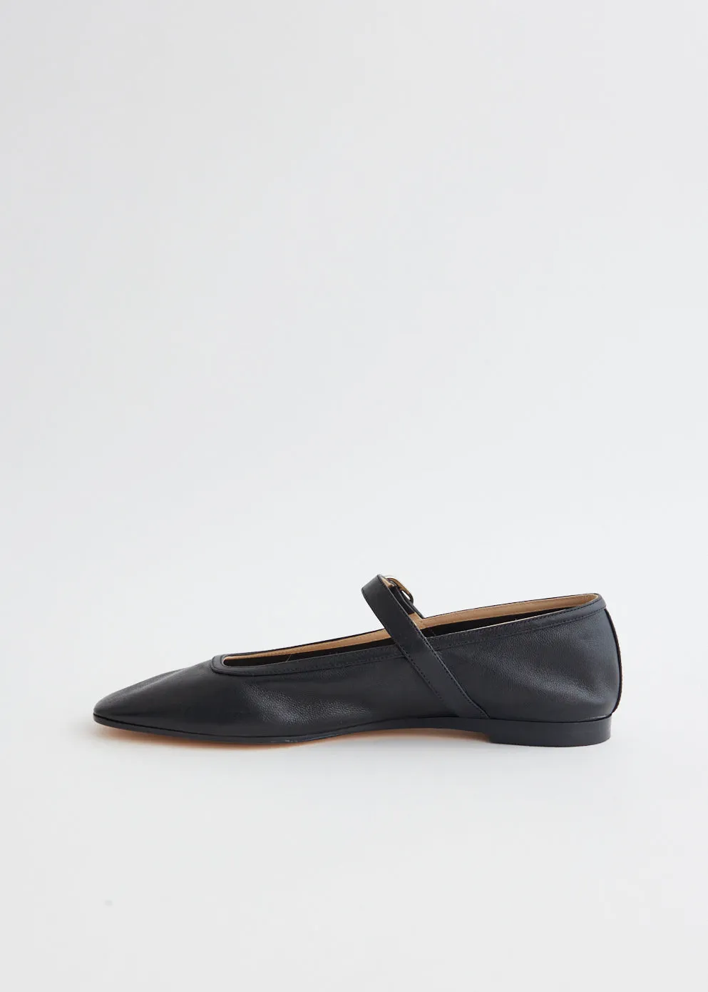 Ballet Mary Jane Leather Flats