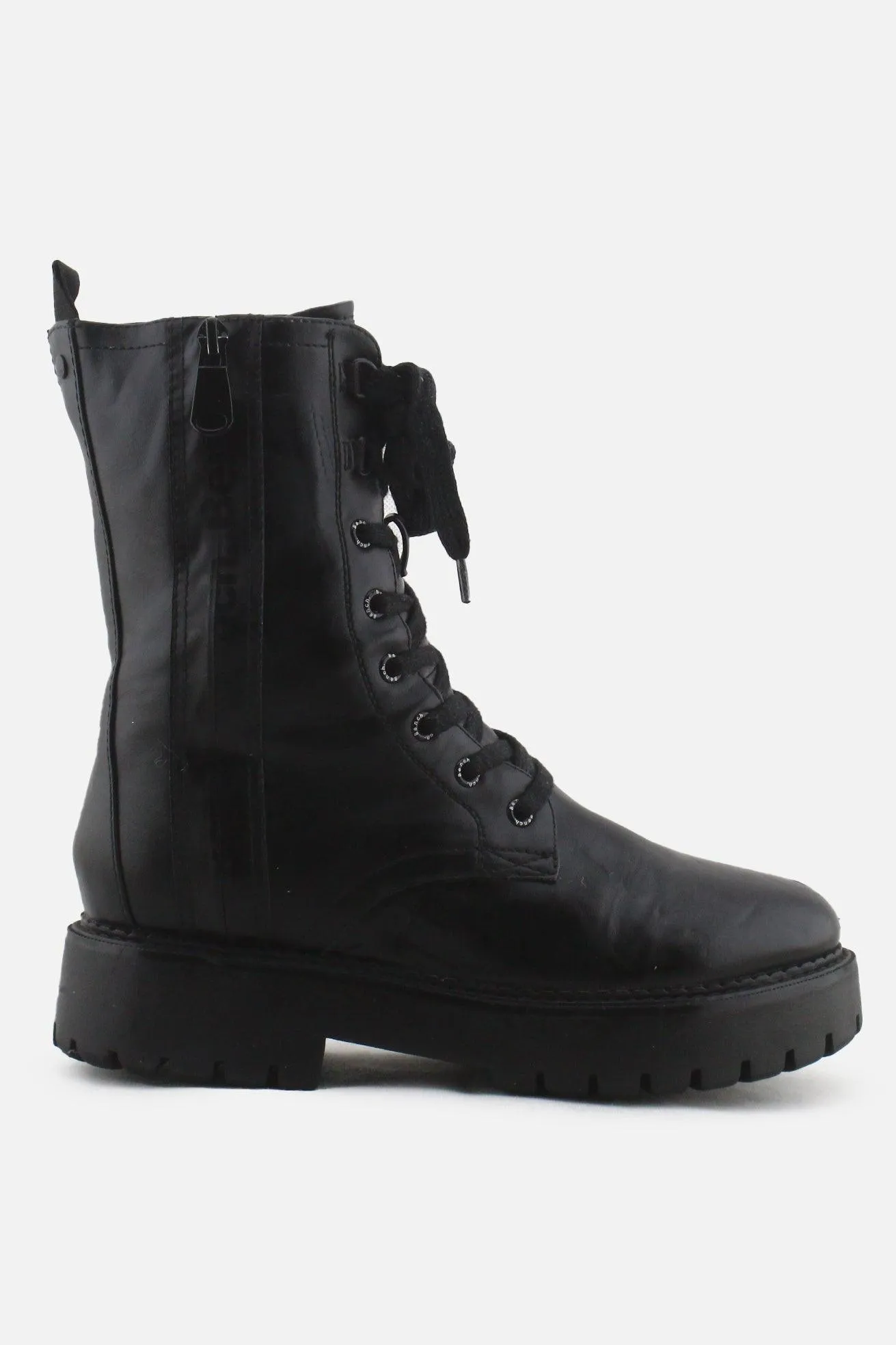 Bench. Zipper Laces Combat Boots | 100% Authentic Leather