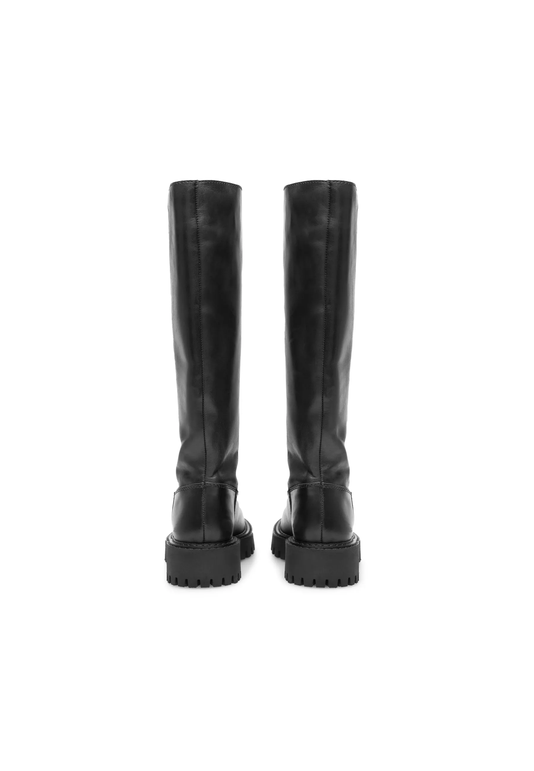 Blaine Black High Boots