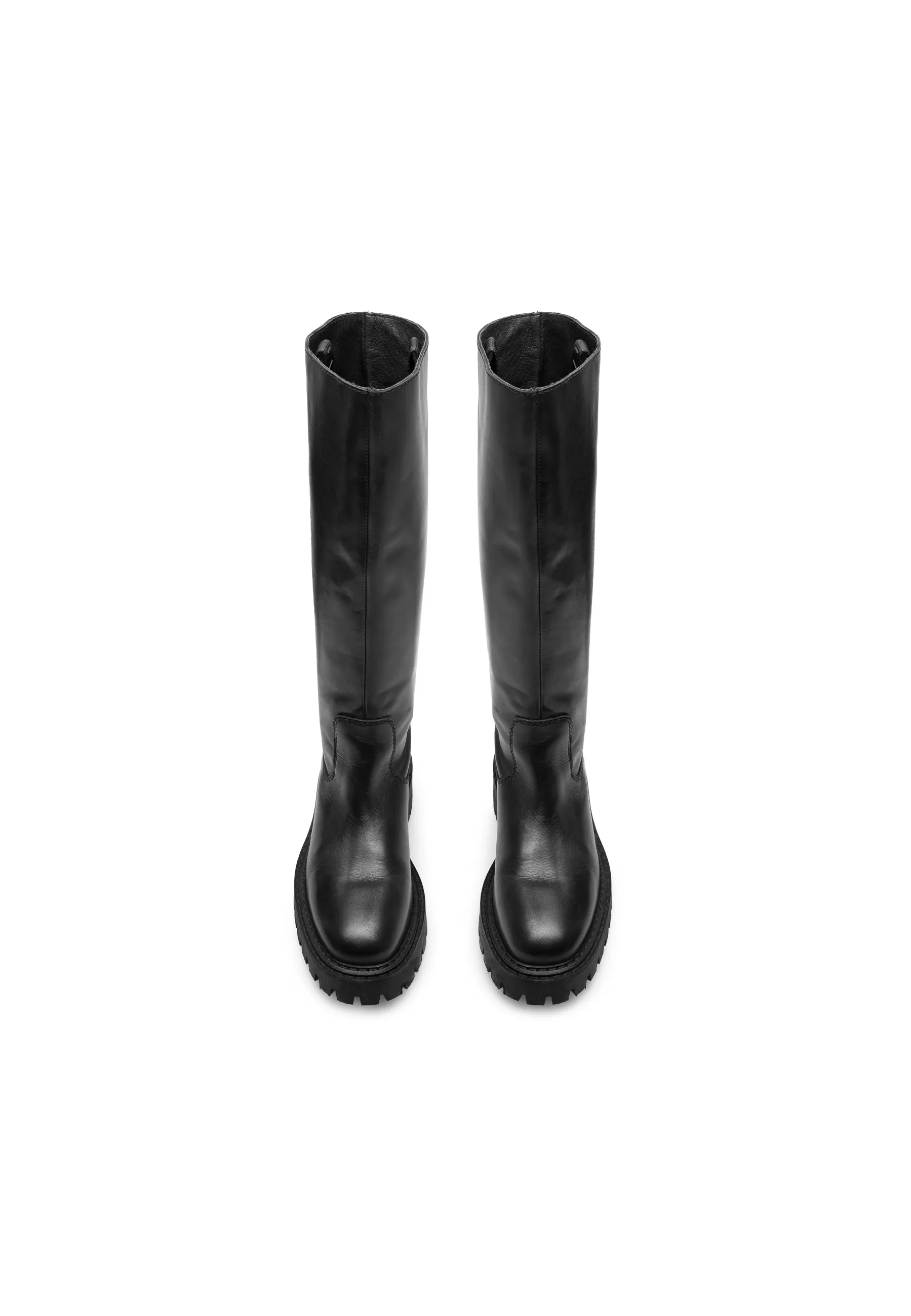 Blaine Black High Boots