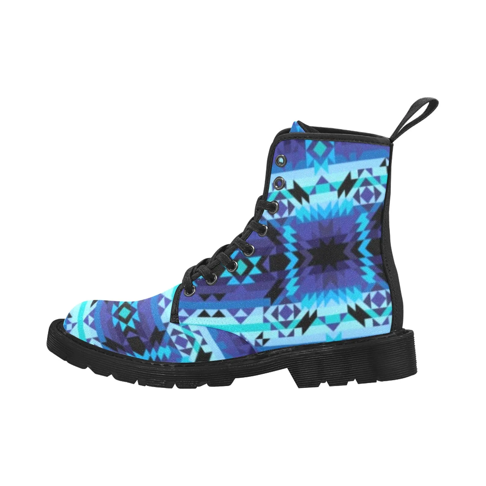 Blue Star Boots for Men (Black)