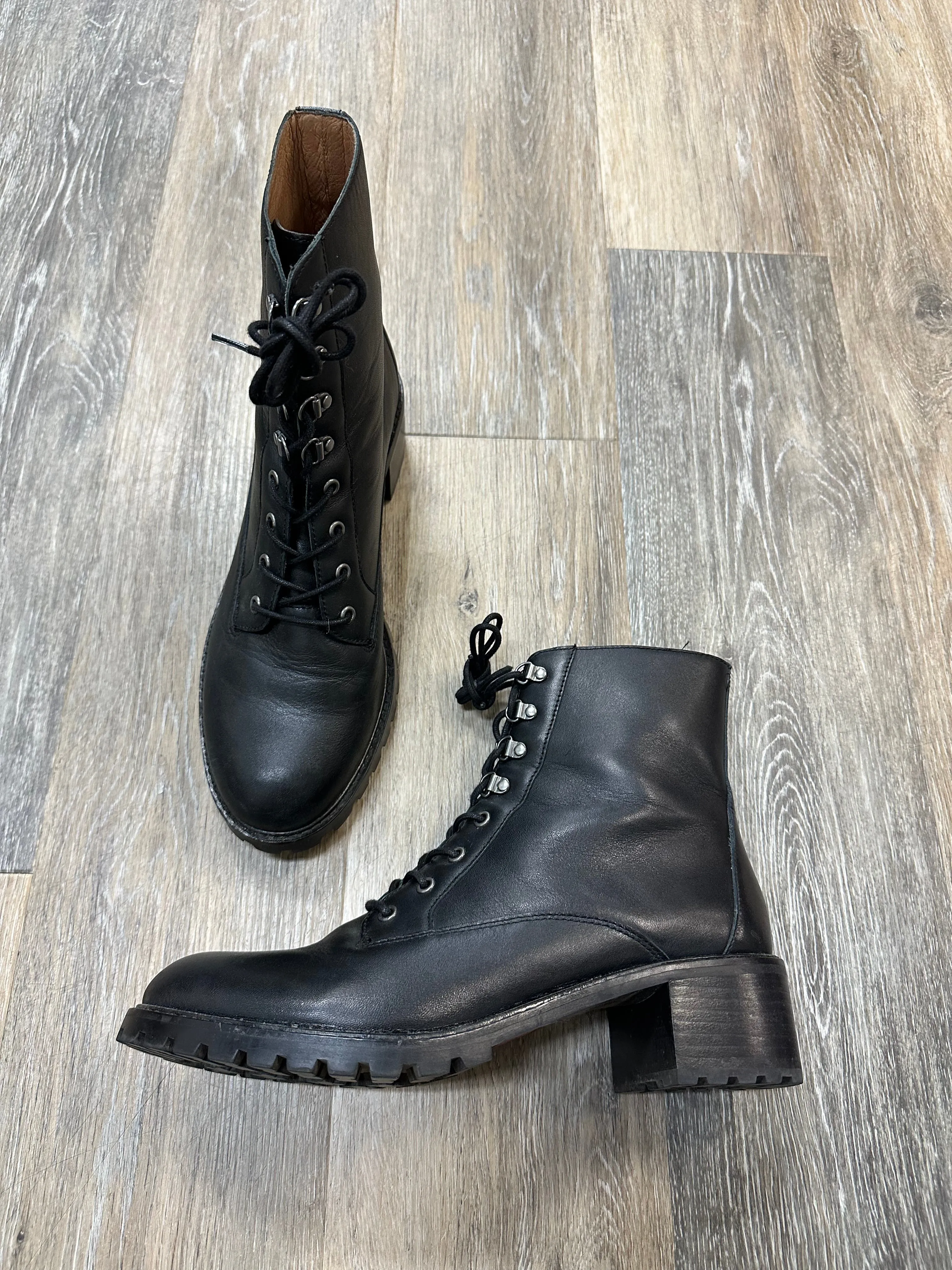 Boots Combat By Madewell In Black, Size: 10