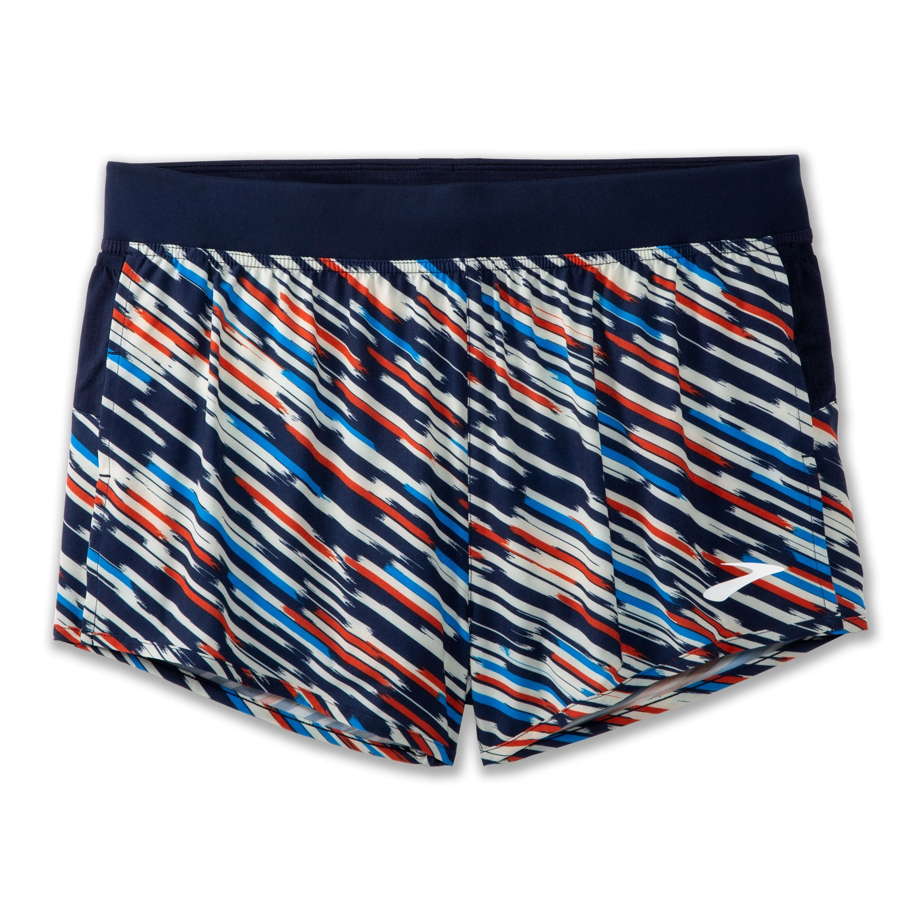 Brooks | Sherpa 3" Split Short | Men's | Motion Print/Run USA