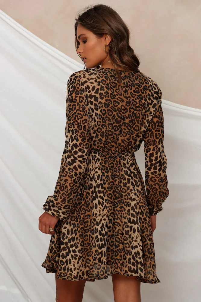 Burning Desire Dress Leopard