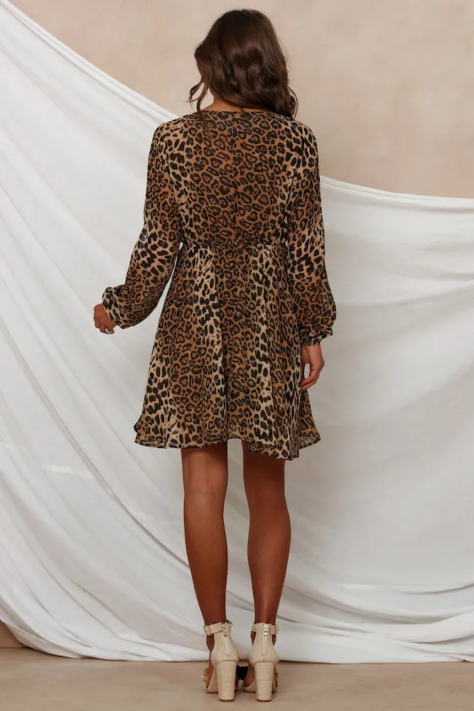 Burning Desire Dress Leopard