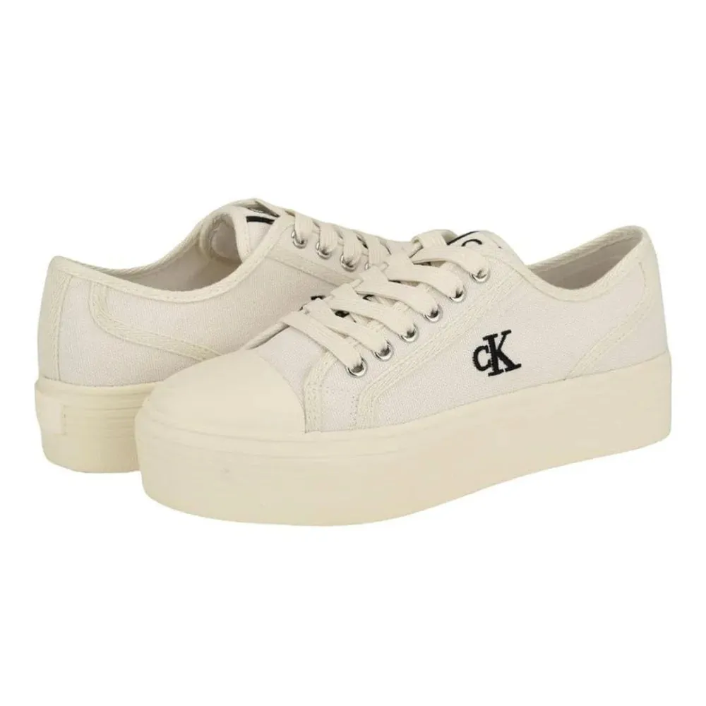 Calvin Klein Brinle Lace-Up Casual Platform Women - OFFWHT