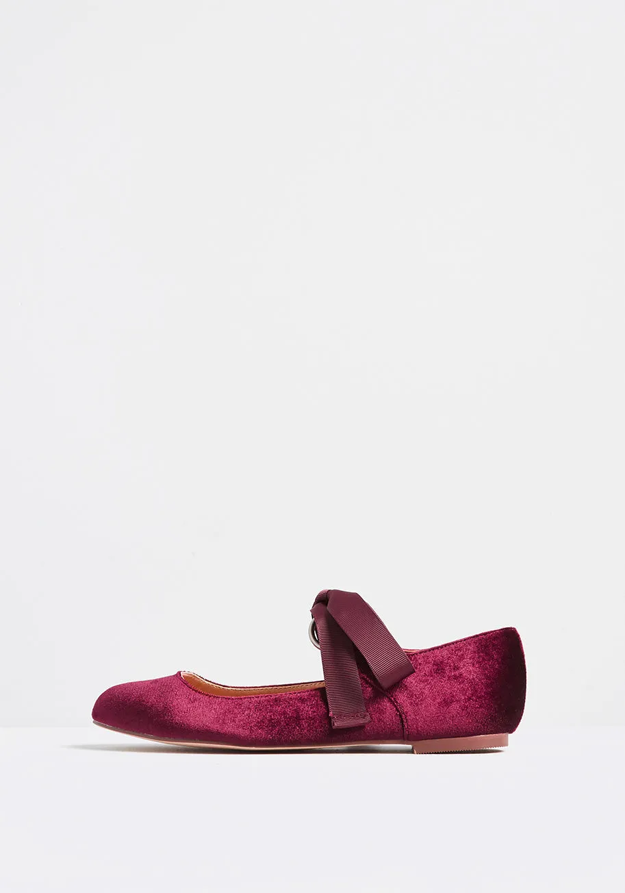 Caught My Eye Velvet Ballet Flat