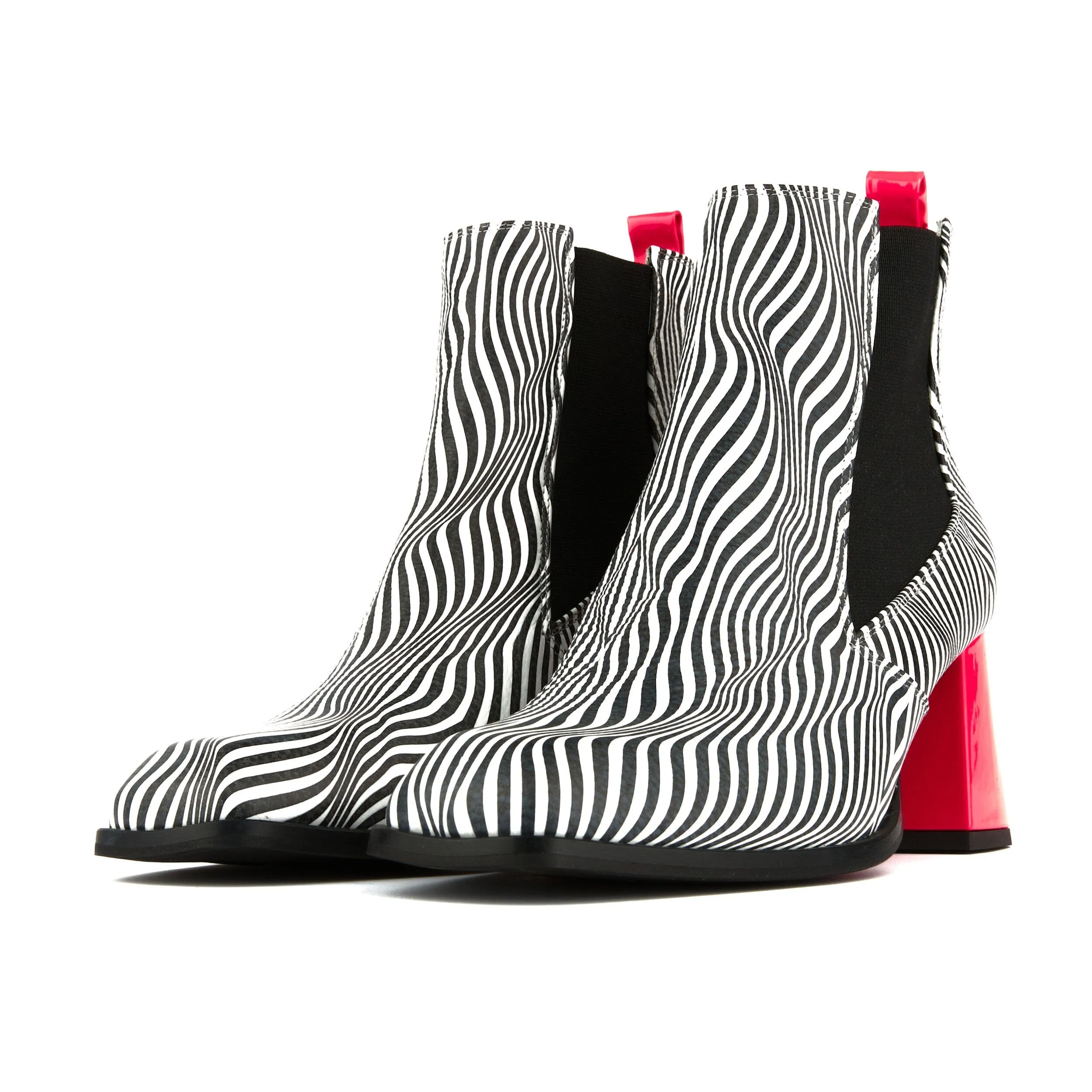 Claudia Mini - Optical Zebra & Black & Pink