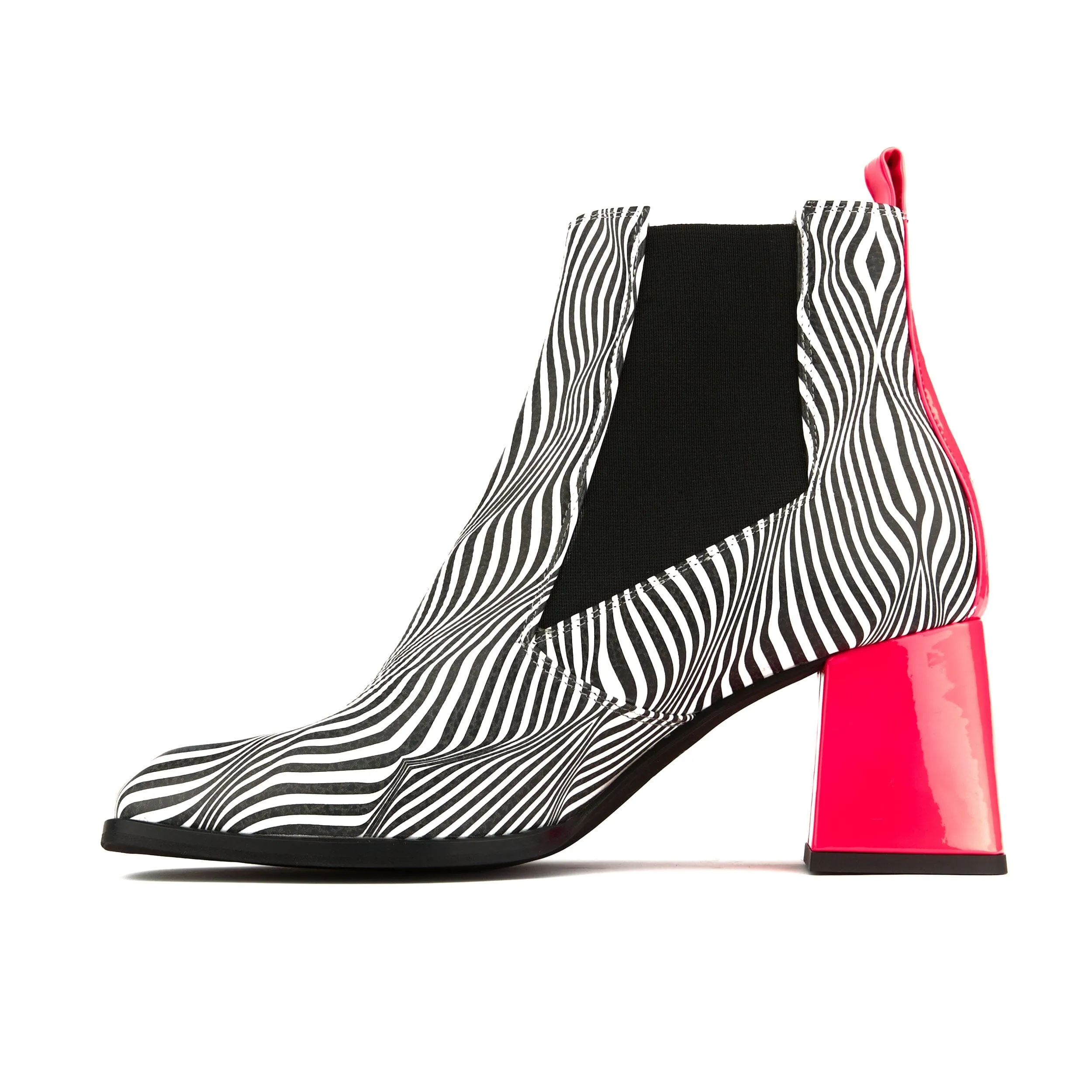 Claudia Mini - Optical Zebra & Black & Pink