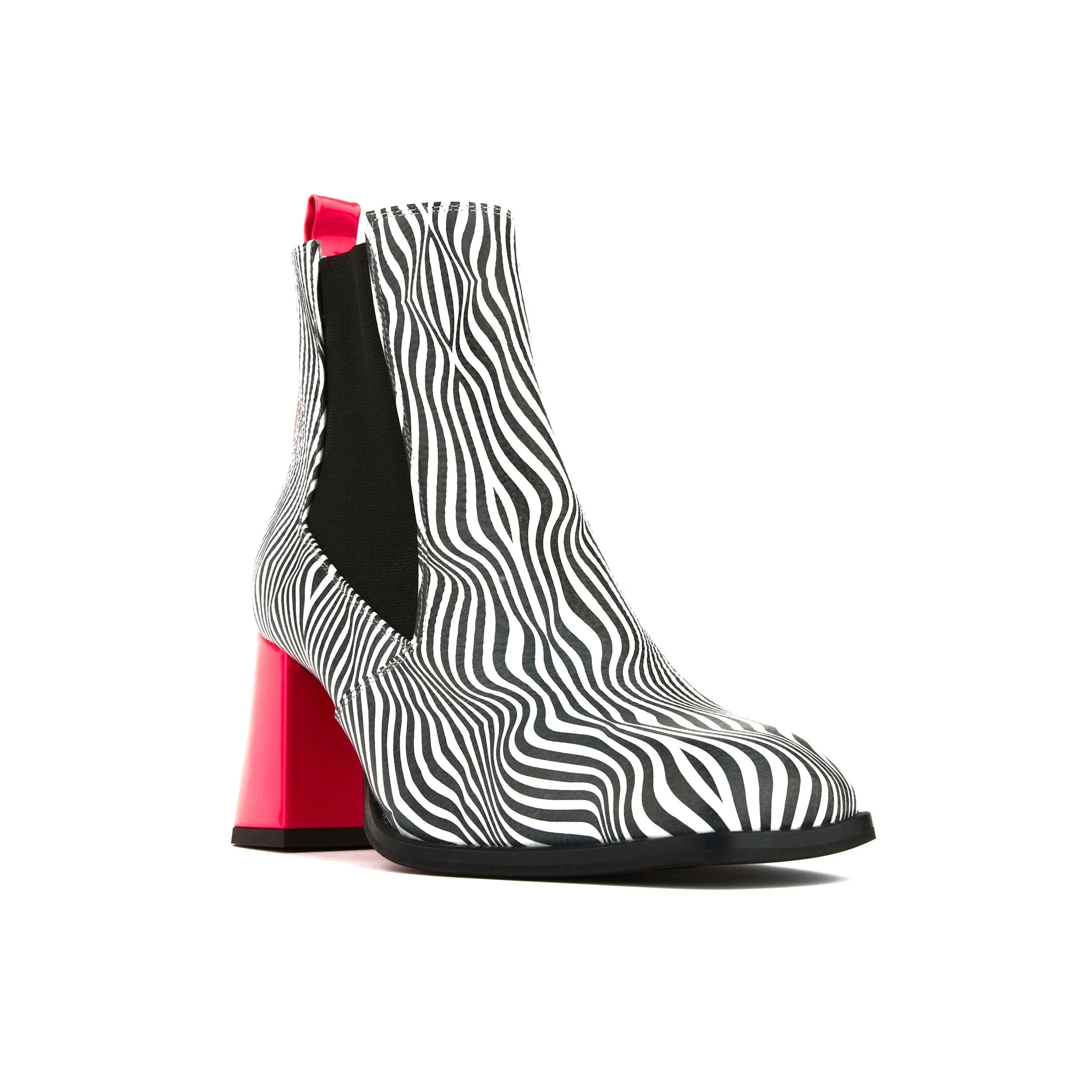 Claudia Mini - Optical Zebra & Black & Pink