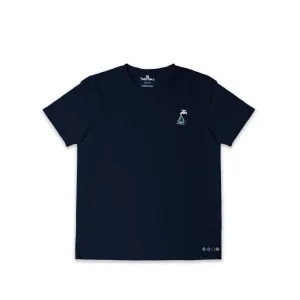 Clean Water Unisex Tee in Navy.