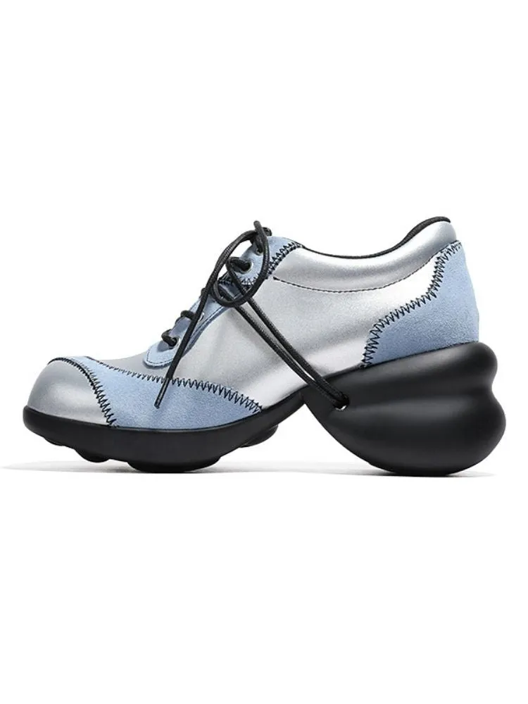 Color scheme deformed platform shoes【s0000002275】