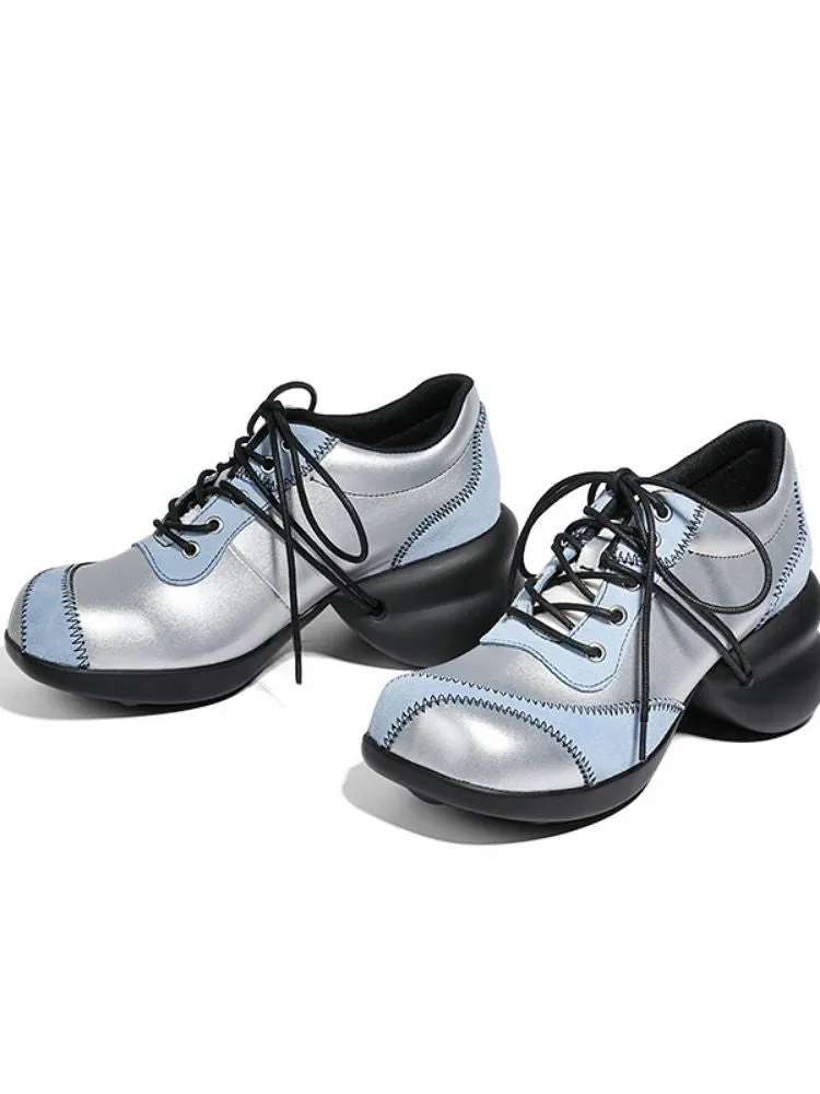 Color scheme deformed platform shoes【s0000002275】