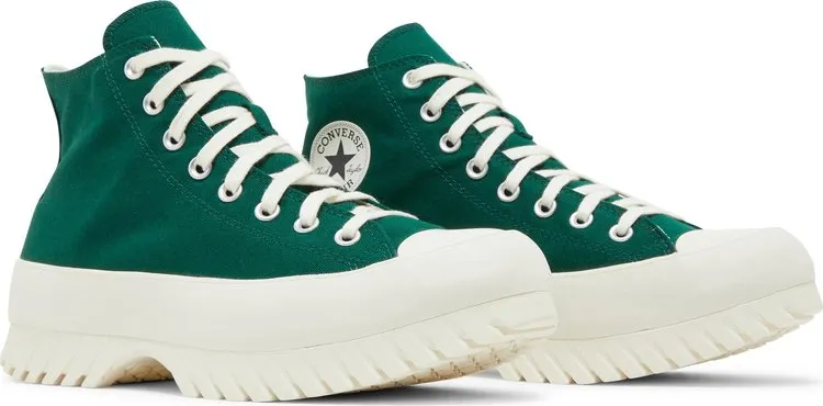 Converse Chuck Taylor All Star Lugged 2.0 Platform High Midnight Clover Sneakers, Green