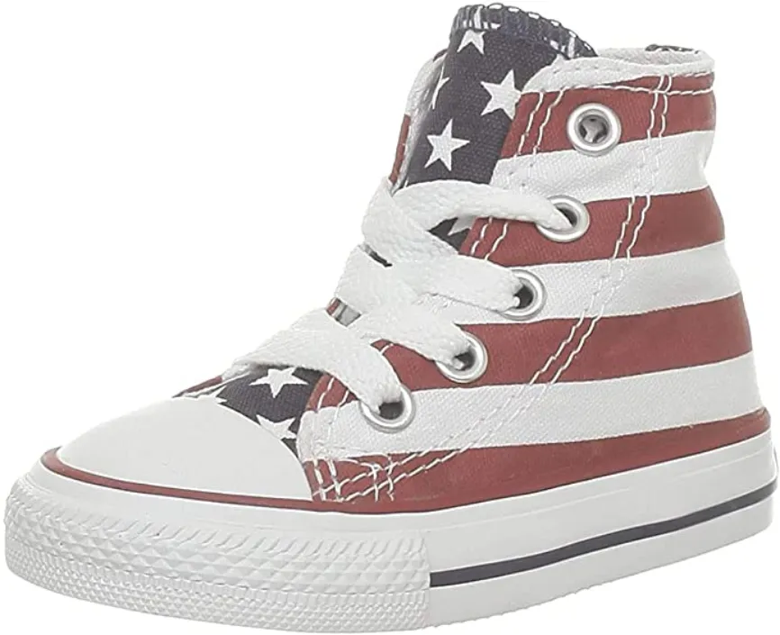 Converse Infant All Star HI 7J254 stars & bars