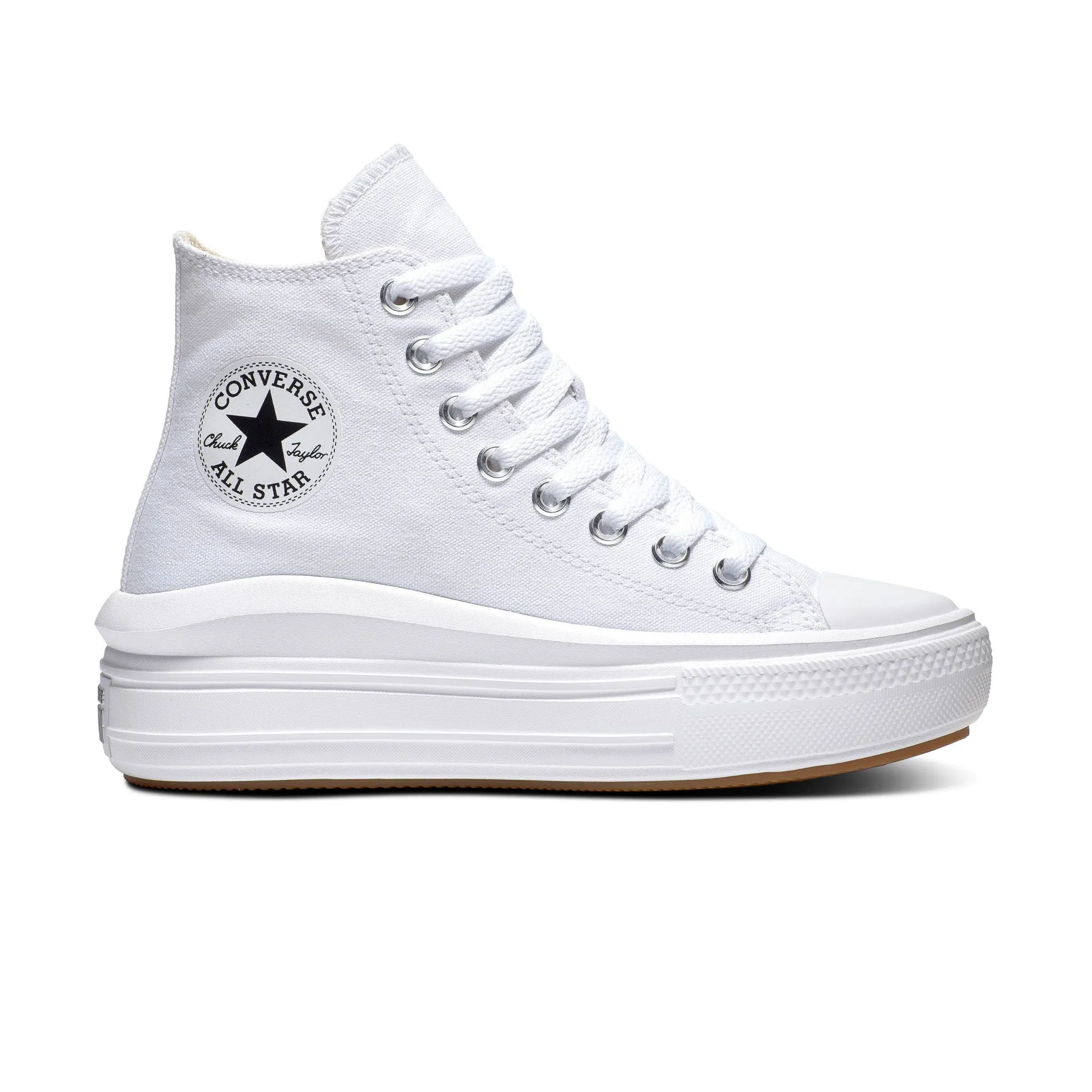 Converse Women's Chuck Taylor All Star Move Platform White/Natural Ivory/Black 568498C