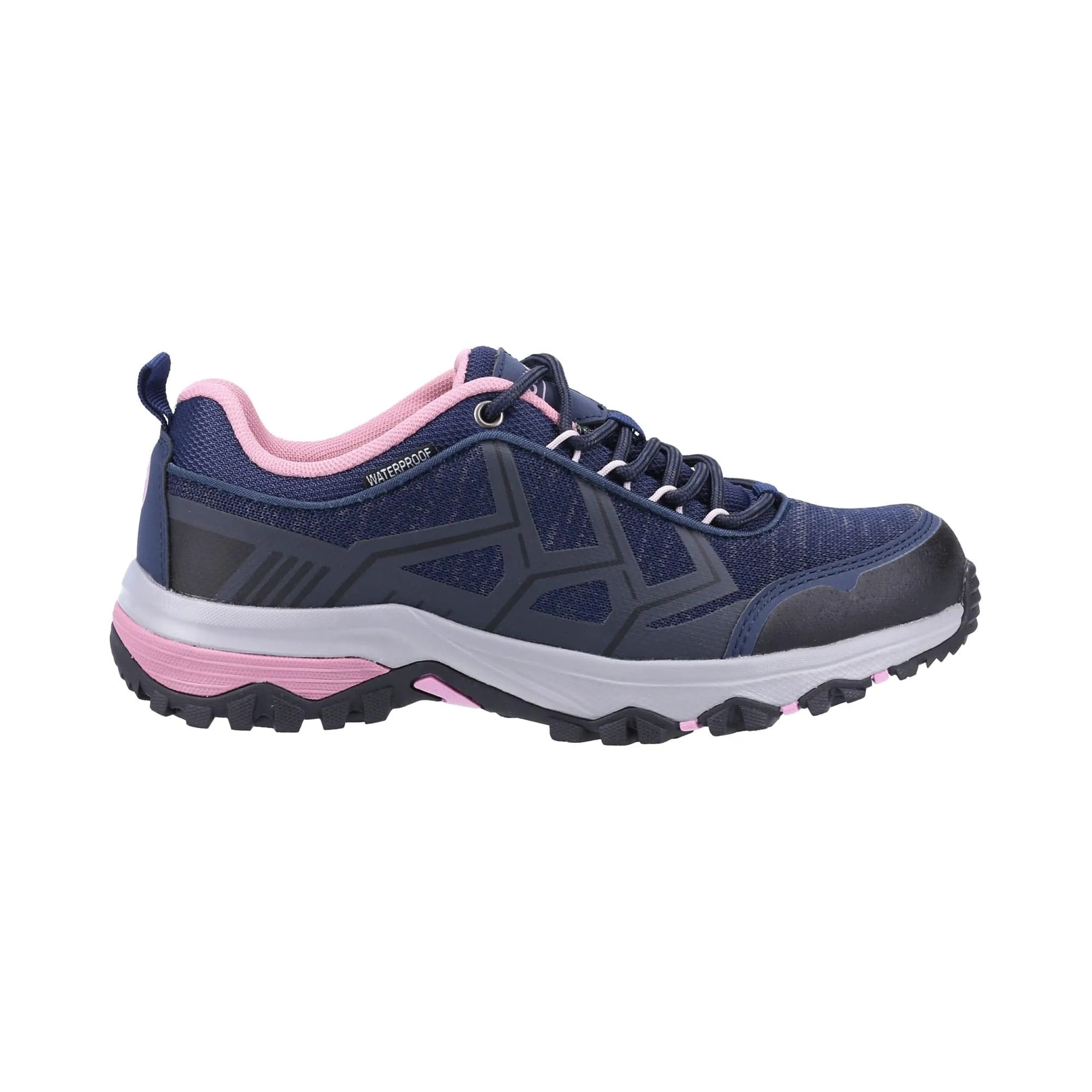 Cotswold Wychwood Recycled Womens Walking Shoe - Navy/Pink