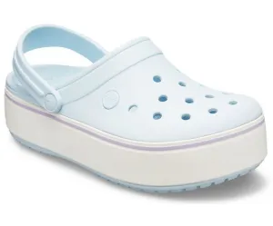 Crocband Platform Mineral Blue/Lavender Unisex Clog-205434-4jr