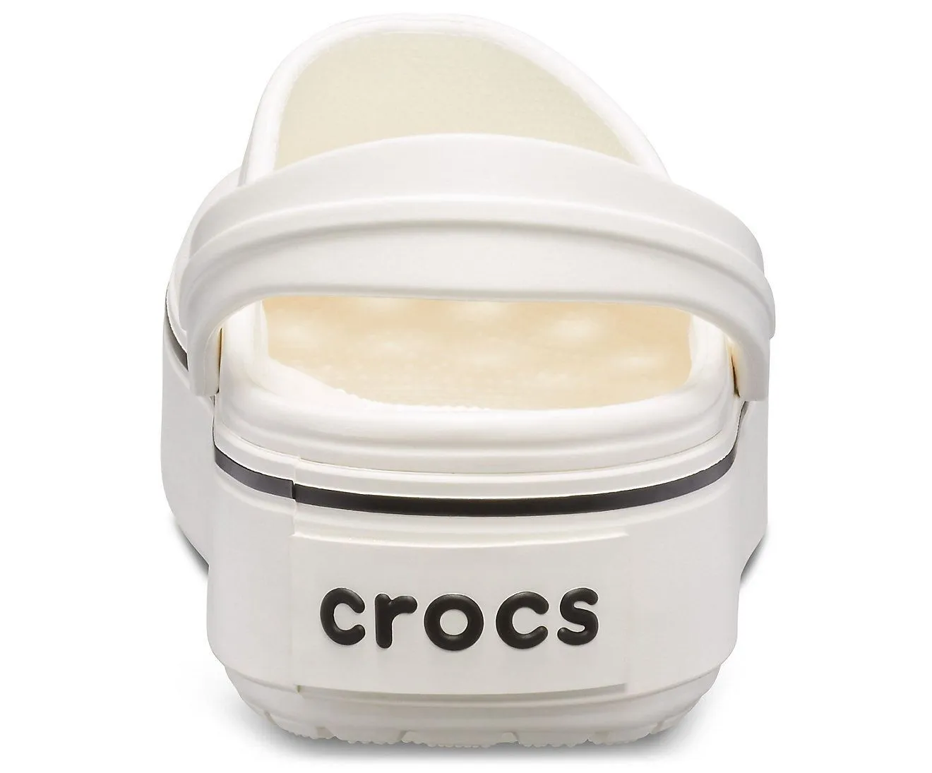 Crocband Platform White Unisex Clog-205434-143