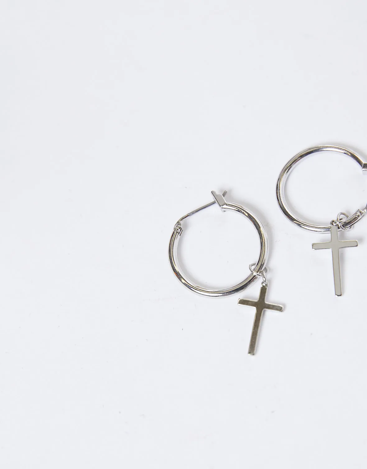 Cross My Heart Mini Hoop Earrings