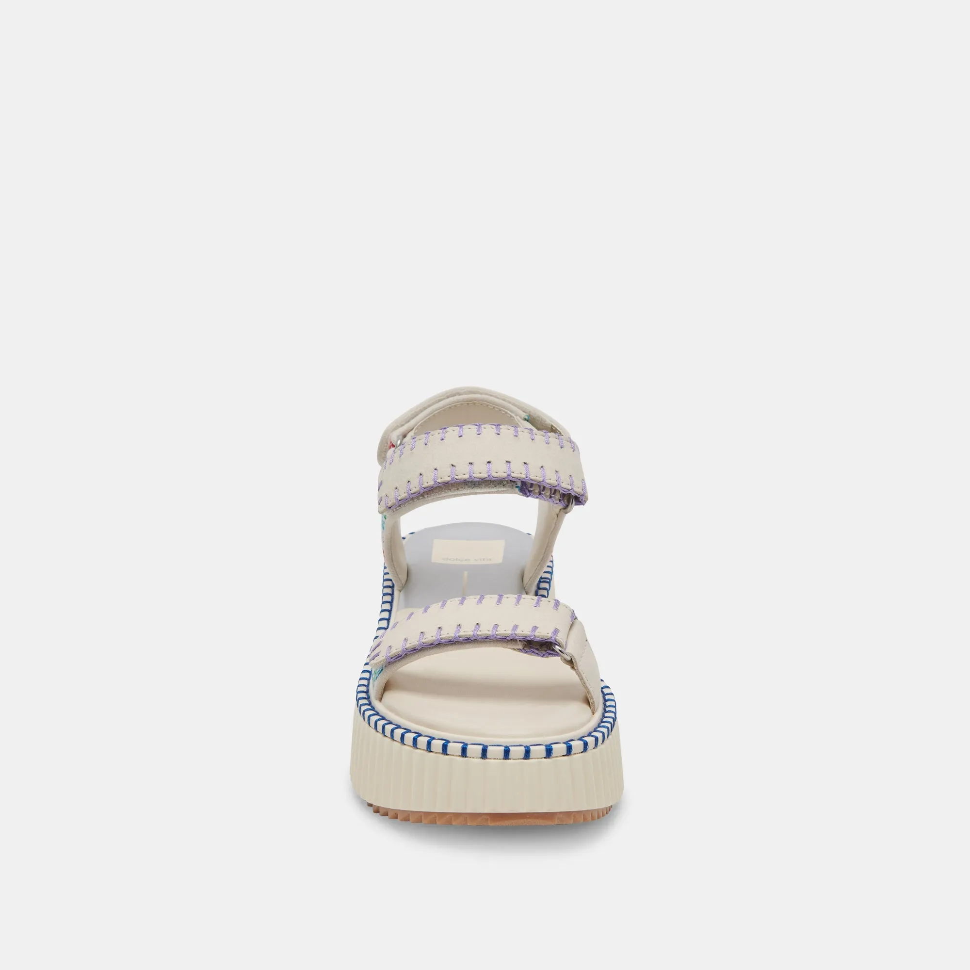 Dolce Vita Debra Sandals in Ivory Multi Nubuck