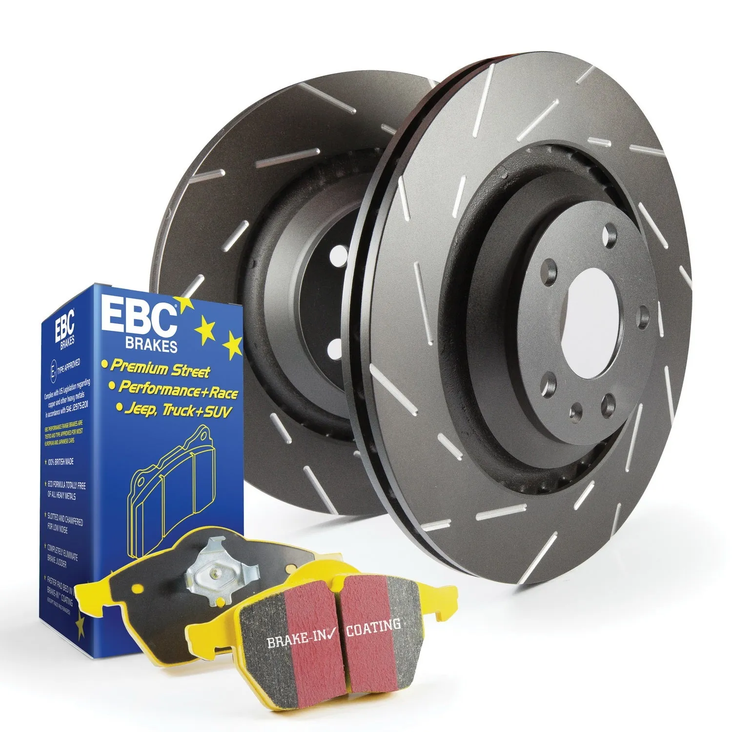 EBC Brakes S9KF1086 S9 Kits Yellowstuff and USR Rotors;