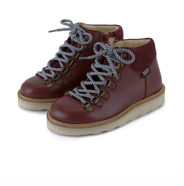 Eddie Ankle-High Hiking Cherry Leather