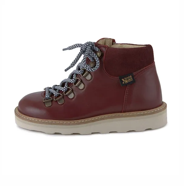 Eddie Ankle-High Hiking Cherry Leather