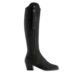 Fairfax & Favor Heeled Regina Boot - Black