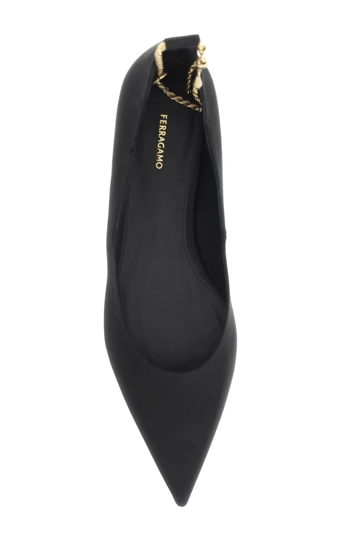 Ferragamo Chic Black Ballet Flats for Women