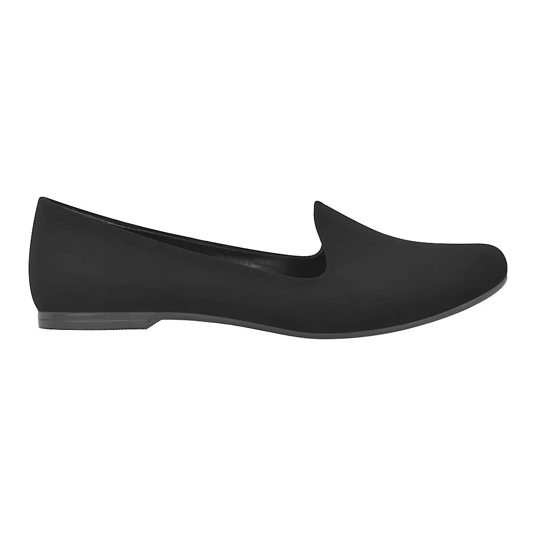 Flats casuales Stylo para mujer suede negro 1798