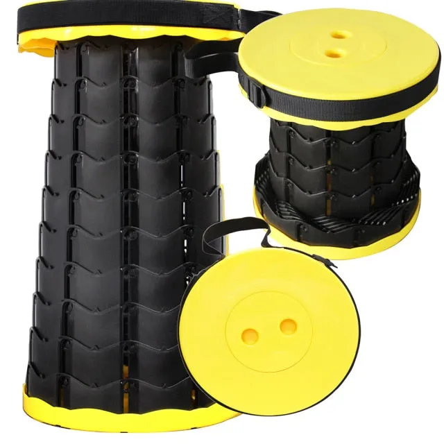 Foldable Retractable Travel Hiking Stool