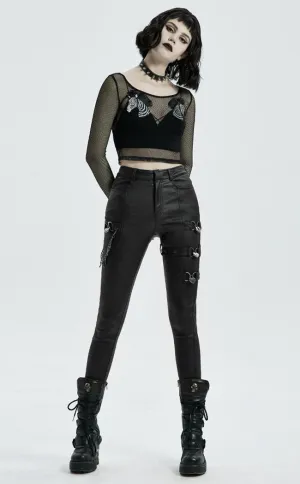 Gladiatrix Faux Leather Jeans