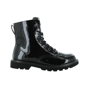 Gotta Flurt Women's Luna Black Combat Boot