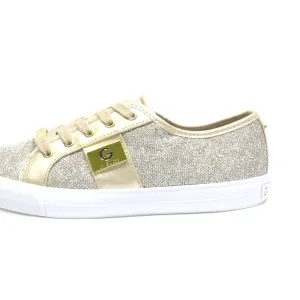 Guess Low-Top Sneakers Fabric Gold Colour For Women