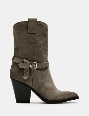 Hardy Bootie, Khaki Suede