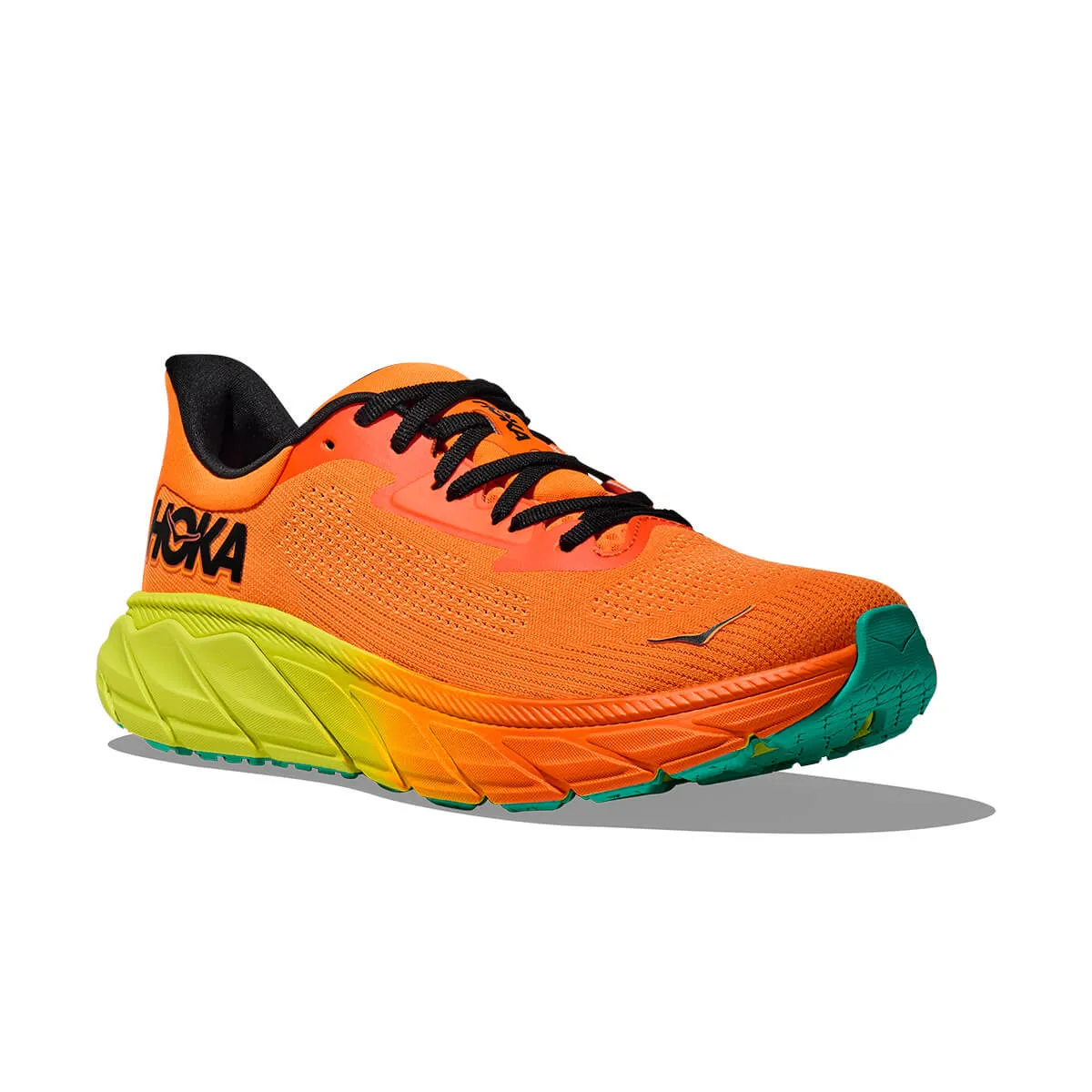 Hoka Arahi 7 Mens | Electric Tangerine / Black