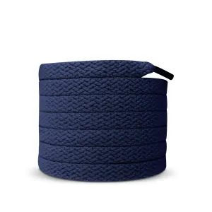 Jordan 1 Laces Basics Flat Thin - Navy Blue Laces