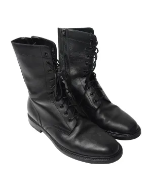 Lace Up Combat Boots