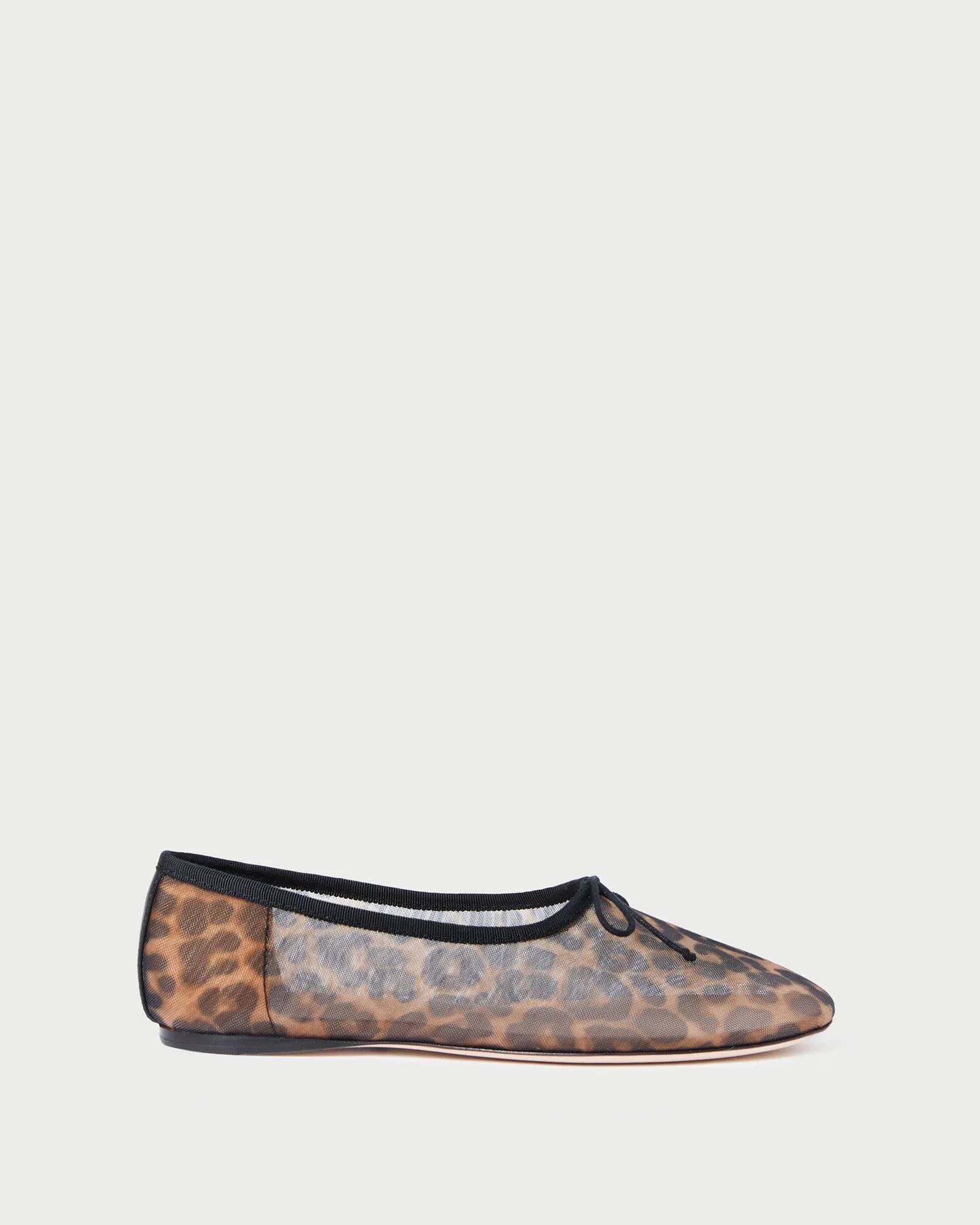 Landon Leopard Mesh Ballet Flat