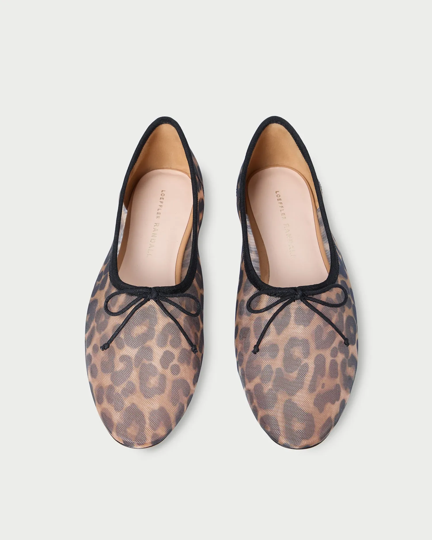 Landon Leopard Mesh Ballet Flat