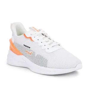 Leap7x Lacing Sports Shoes For Men (White) Ronald By Liberty