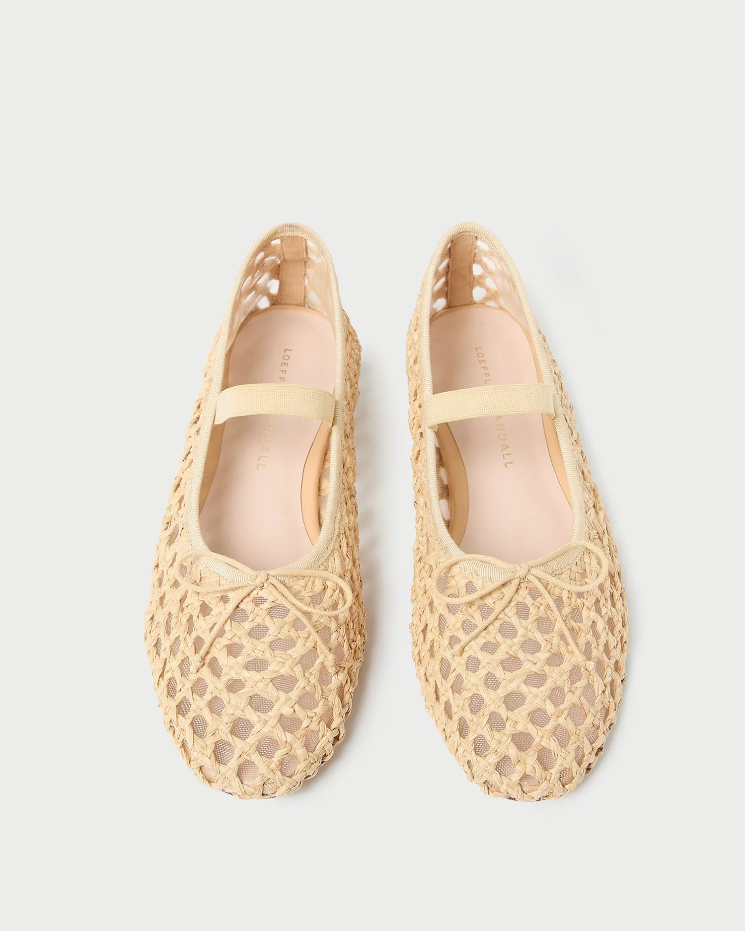 Leonie Natural Crochet Ballet Flat